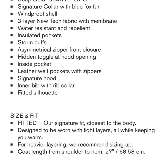 Mackage ADALI Down coat with blue fox fur Signature Mackage Collar in Navy-Gold - Picture 6 of 6